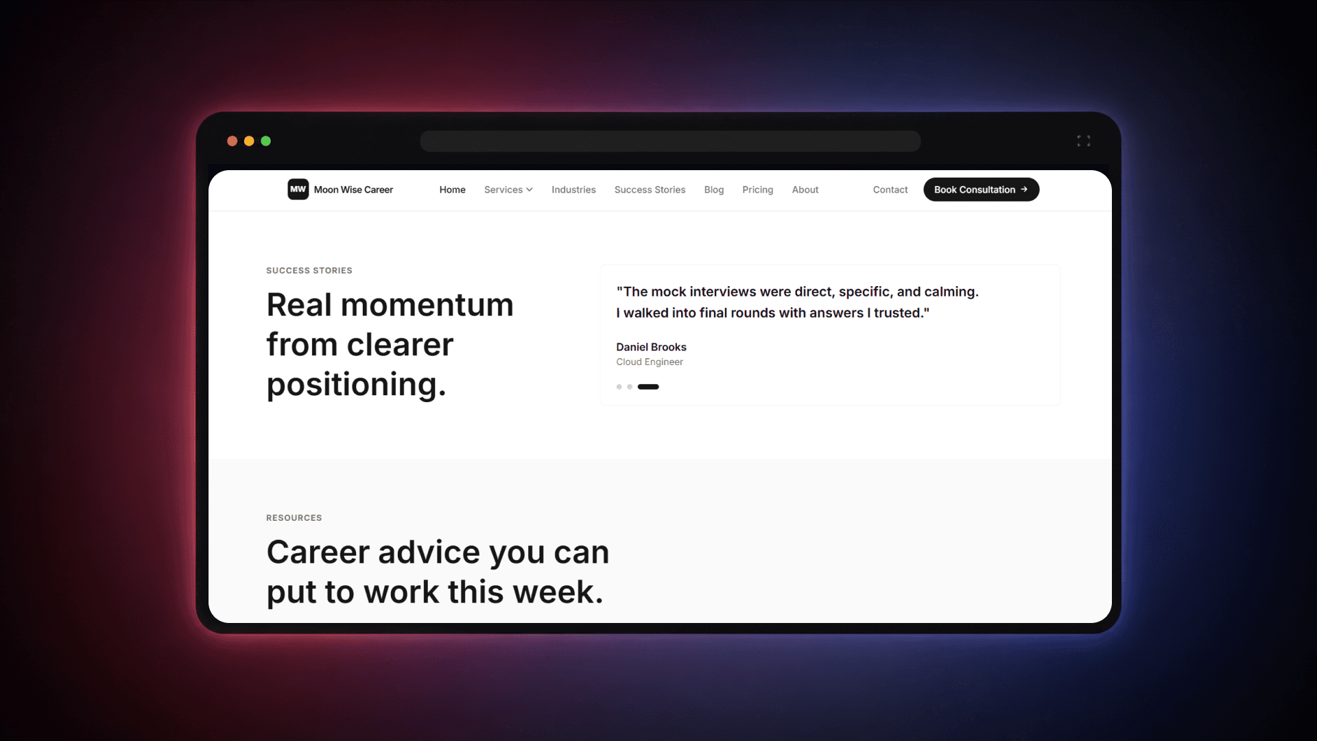 MoonWiseCareer screenshot 4
