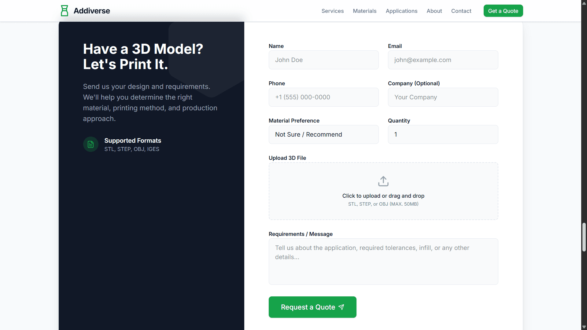 Addiverse — 3D Printing & Manufacturing screenshot 5