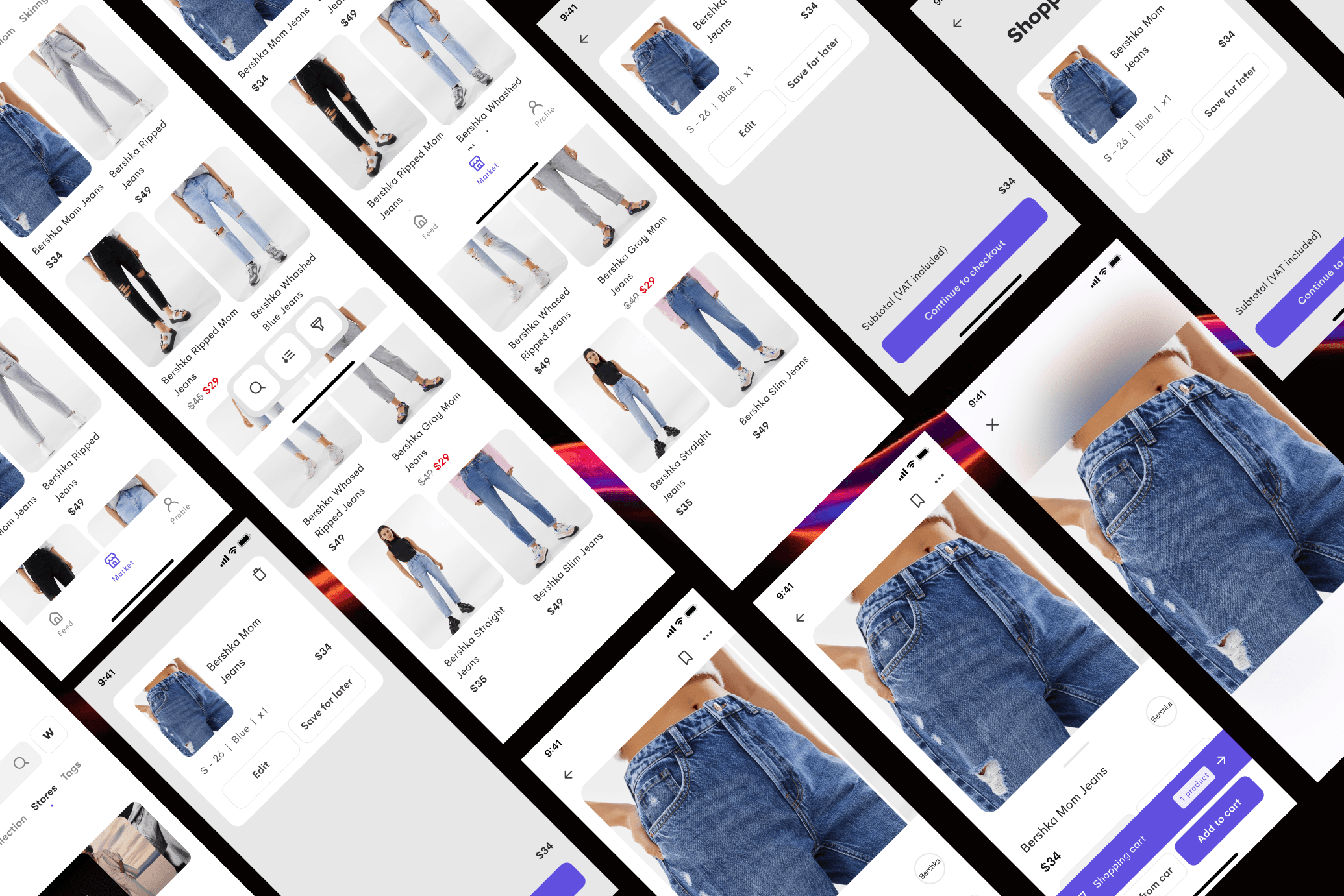 Nike E-Commerce App UI screenshot 4