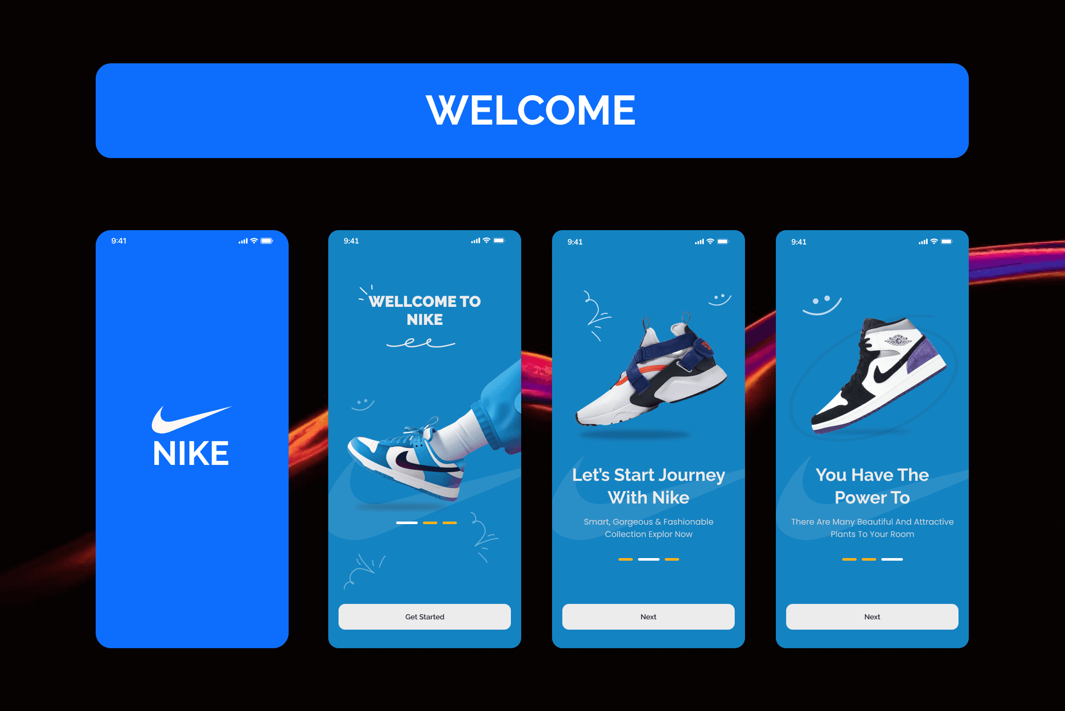 Nike E-Commerce App UI screenshot 5