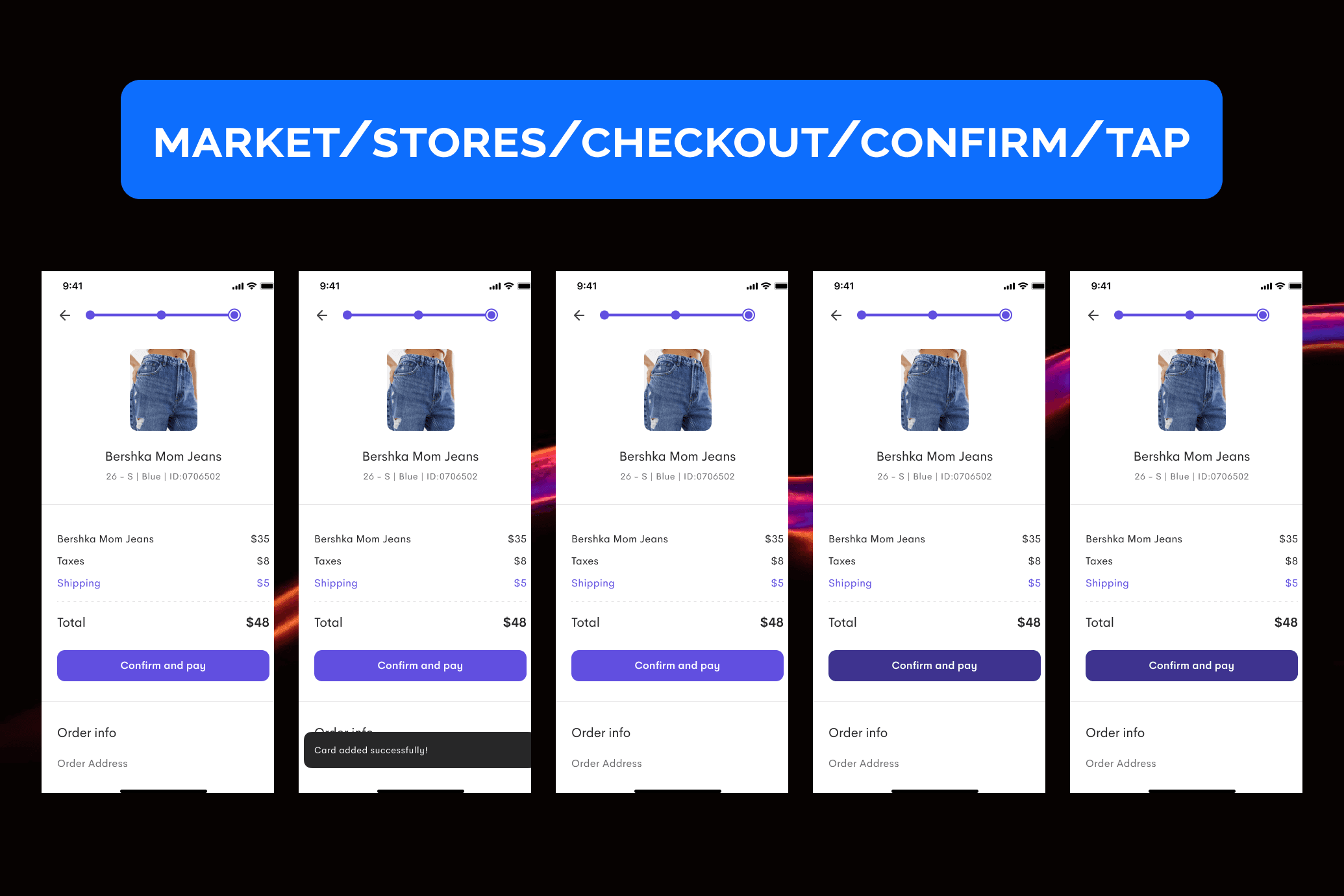 Nike E-Commerce App UI screenshot 6