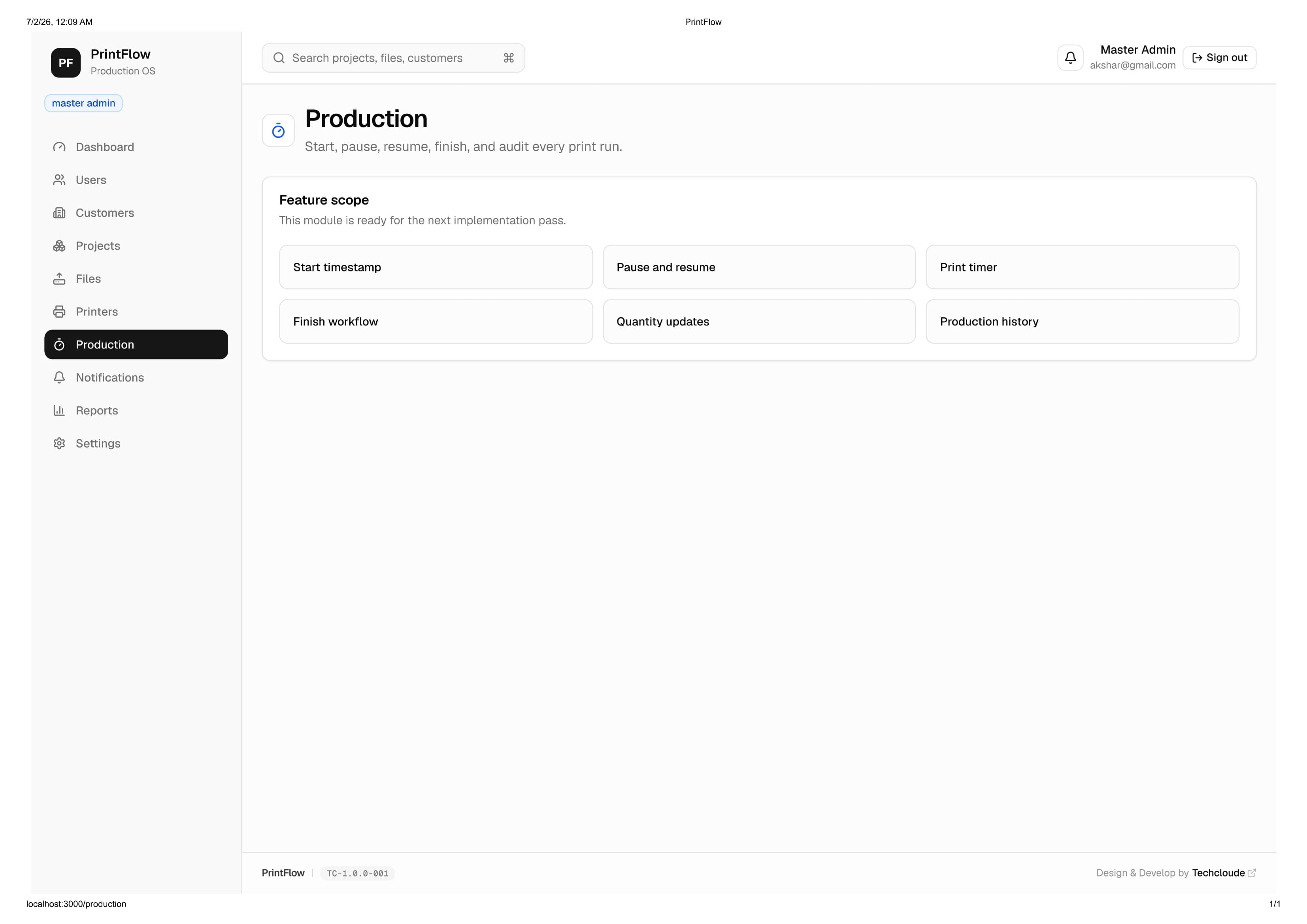 PrintFlow – 3D Printing Production Management System screenshot 5