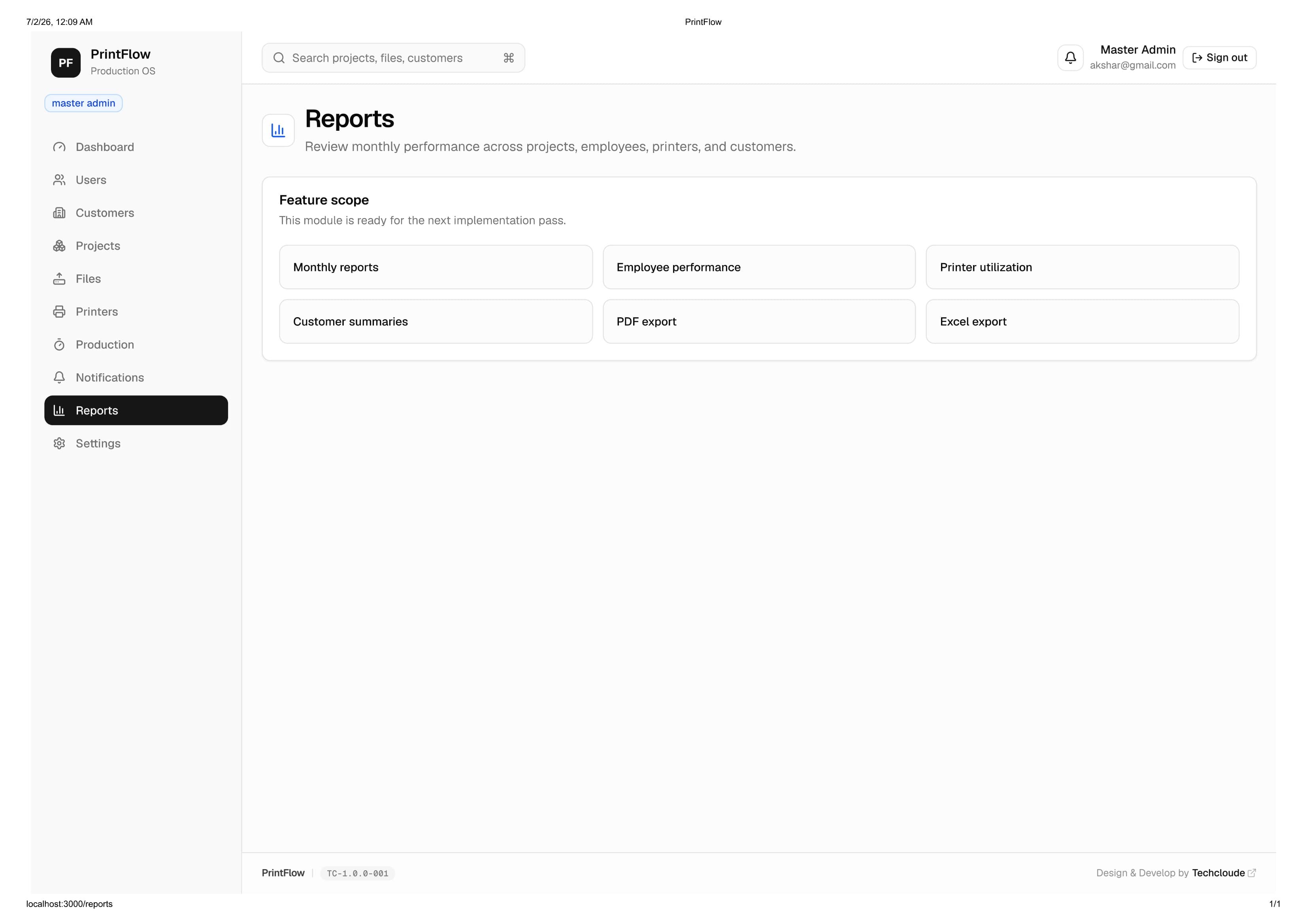 PrintFlow – 3D Printing Production Management System screenshot 6